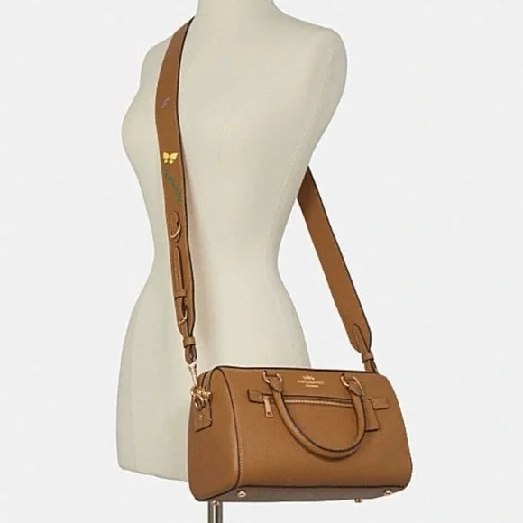 Authentic Coach Rowan Satchel With Diary Embroidery Medium Handbag Purse - Picture 3 of 13